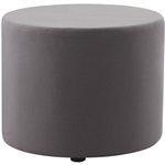 RAPIDLINE MARS ROUND OTTOMAN CHARCOAL