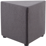 RAPIDLINE MARS TRIANGLE OTTOMAN CHARCOAL