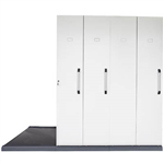 RAPIDLINE MOBILE SHELVING 4 BAYS 2670 X 980 X 2150MM WHITE CHINA