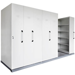 RAPIDLINE MOBILE SHELVING 6 BAYS 3560 X 980 X 2150MM WHITE CHINA