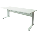 RAPID SPAN DESK METAL MODESTY PANEL 1200 X 700 X 730MM WHITEWHITE