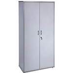 RAPID VIBE CUPBOARD LOCKABLE 900 X 450 X 1800MM GREY