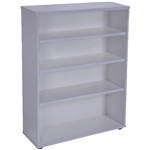 RAPID VIBE BOOKCASE 3 SHELF 900 X 315 X 1200MM GREY