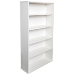 RAPID VIBE BOOKCASE 4 SHELF 900 X 315 X 1800MM WHITE