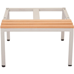 RAPIDLINE SEAT AND STAND 610 X 700 X 350MM SILVER GREYLIGHT OAK