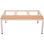 RAPIDLINE SEAT AND STAND 915 X 700 X 350MM SILVER GREYLIGHT OAK