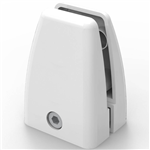 RAPIDLINE ACRYLIC SCREEN DESK MOUNTED CLAMP WHITE
