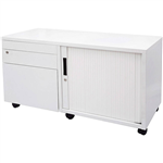 GO STEEL MOBILE CADDY RIGHT HAND 1050 X 460 X 570MM WHITE SATIN