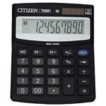 CITIZEN SDC810DII DESKTOP CALCULATOR 10 DIGIT BLACK