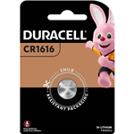DURACELL CR1616 LITHIUM COIN 3V BATTERY