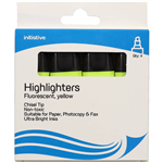 INITIATIVE HIGHLIGHTER CHISEL YELLOW WALLET 4
