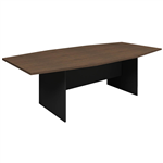 OM PREMIER BOARDROOM TABLE WITH H BASE 2400 X 1200 X 720MM REGAL WALNUTCHARCOAL