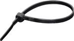 BLACK CABLE TIE 150MM X 35MM UV RESISTANT PACK 100