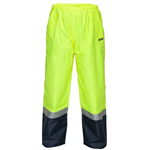 PRIME MOVER HV202 HIVIS WET WEATHER PULL ON PANT REFLECTIVE TAPE