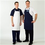 HEPWORTH APRON WHITE WITH POCKET 72CM WIDE x 86CM LONG