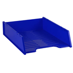 ITALPLAST MULTI FIT DOCUMENT TRAY A4 ROYAL BLUE