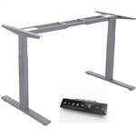 INFINITY 252M ELECTRIC HEIGHT ADJUSTABLE DESK 2 MOTOR SILVER FRAME ONLY