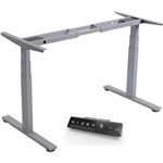 INFINITY 3S2M ELECTRIC HEIGHT ADJUSTABLE DESK 2 MOTOR SILVER FRAME ONLY