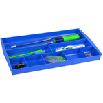 ITALPLAST DRAWER TIDY 8 COMPARTMENT BLUEBERRY