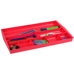 ITALPLAST DRAWER TIDY 8 COMPARTMENT WATERMELON
