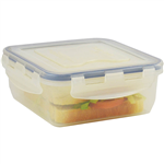 ITALPLAST AIR LOCK FOOD CONTAINER 800ML CLEAR