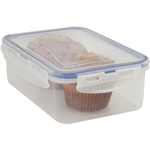 ITALPLAST AIR LOCK FOOD CONTAINER 1450ML CLEAR