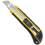 ITALPLAST I851 SELF LOADING CUTTING KNIFE 18MM YELLOWBLACK