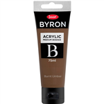 JASART BYRON ACRYLIC PAINT 75ML BURNT UMBER