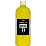 JASART BYRON ACRYLIC PAINT 1 LITRE COOL YELLOW