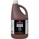 JASART BYRON ACRYLIC PAINT 2 LITRE BURNT UMBER