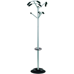 ALBA MIAMI COAT RACK METALLIC GREY