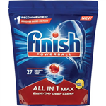 FINISH ALL IN 1 MAX DISHWASHER TABLETS LEMON PACK 27
