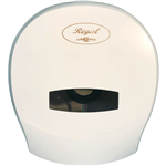 REGAL JUMBO TOILET ROLL DISPENSER SINGLE ABS WHITE