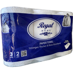 REGAL KITCHEN TOWEL 2PLY 60 SHEET WHITE PACK 3