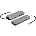 KLIK KCMPHDAD USBC 10 MULTIPORT ADAPTER ALUMINIUM SPACE GREY