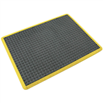 AIR GRID ANTIFATIGUE MAT 900 X 1500MM BLACKYELLOW