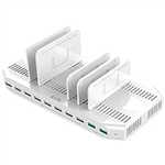 KLIK MCS1096 10 MULTIPORT USB DESKTOP CHARGING STATION WHITE