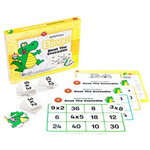 LEARNING CAN BE FUN BEAT THE CROCODILE BINGO MULTIPLICATION GAME