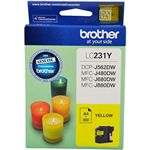 BROTHER LC231 INK CARTRIDGE YELLOW