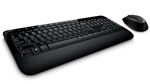 MICROSOFT 2000 WIRELESS KEYBOARD AND MOUSE COMBO BLACK