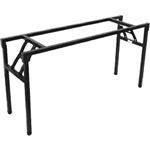 RAPIDLINE FOLDING LEG TABLE FRAME 1800 X 900MM TABLE BLACK