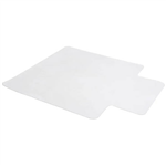 RAPIDLINE CHAIRMAT PVC KEYHOLE HARDFLOOR 1350 X 1150MM