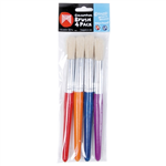 MICADOR COLOURFUN BRUSH ROUND PACK 4