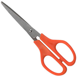 MICADOR SCISSORS STAINLESS STEEL 130MM RED