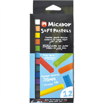 MICADOR SOFT SQUARE PASTELS ASSORTED PACK 12