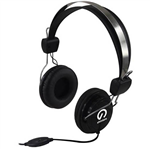 SHINTARO MULTIMEDIA HEADSET WITH INLINE MICROPHONE BLACK