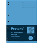 PROTEXT BINDER BOOK RULED 8MM 70GSM 48 PAGE A4 KOALA ASSORTED