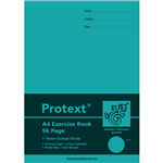 PROTEXT EXERCISE BOOK DOTTED THIRDS 14MM 70GSM 96 PAGE A4 GOANNA ASSORTED