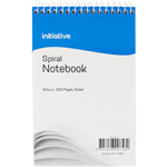 INITIATIVE SPIRAL NOTEBOOK SHORTHAND TOP BOUND 300 PAGE 200 X 127MM