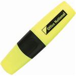 OFFICE NATIONAL BUSINESS HIGHLIGHTER CHISEL YELLOW